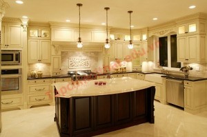 Bố trí đèn trong phòng bêp