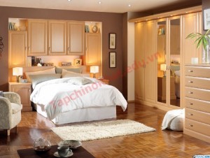 Phòng ngủ cần tránh dùng những đồ vật tương phản với nhau để trang trí