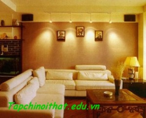 Phong khách ấm cúng