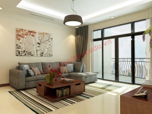 Màu xám hiện đại và sang trọng của sofa có thể kết hợp với sắc màu của các vật dụng trang trí xung quanh tạo nét đẹp riêng cho phòng khách.